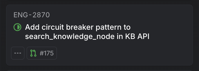 Linear ticket created by Claude